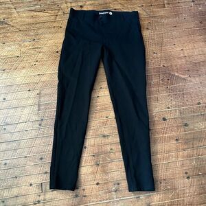 Betabrand black ponte M business casual minimalist knit pants